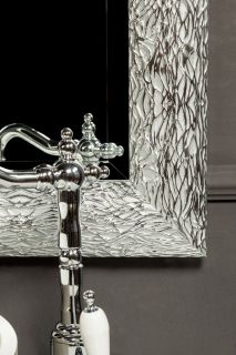 Зеркало Boheme Linea белый/серебро 535